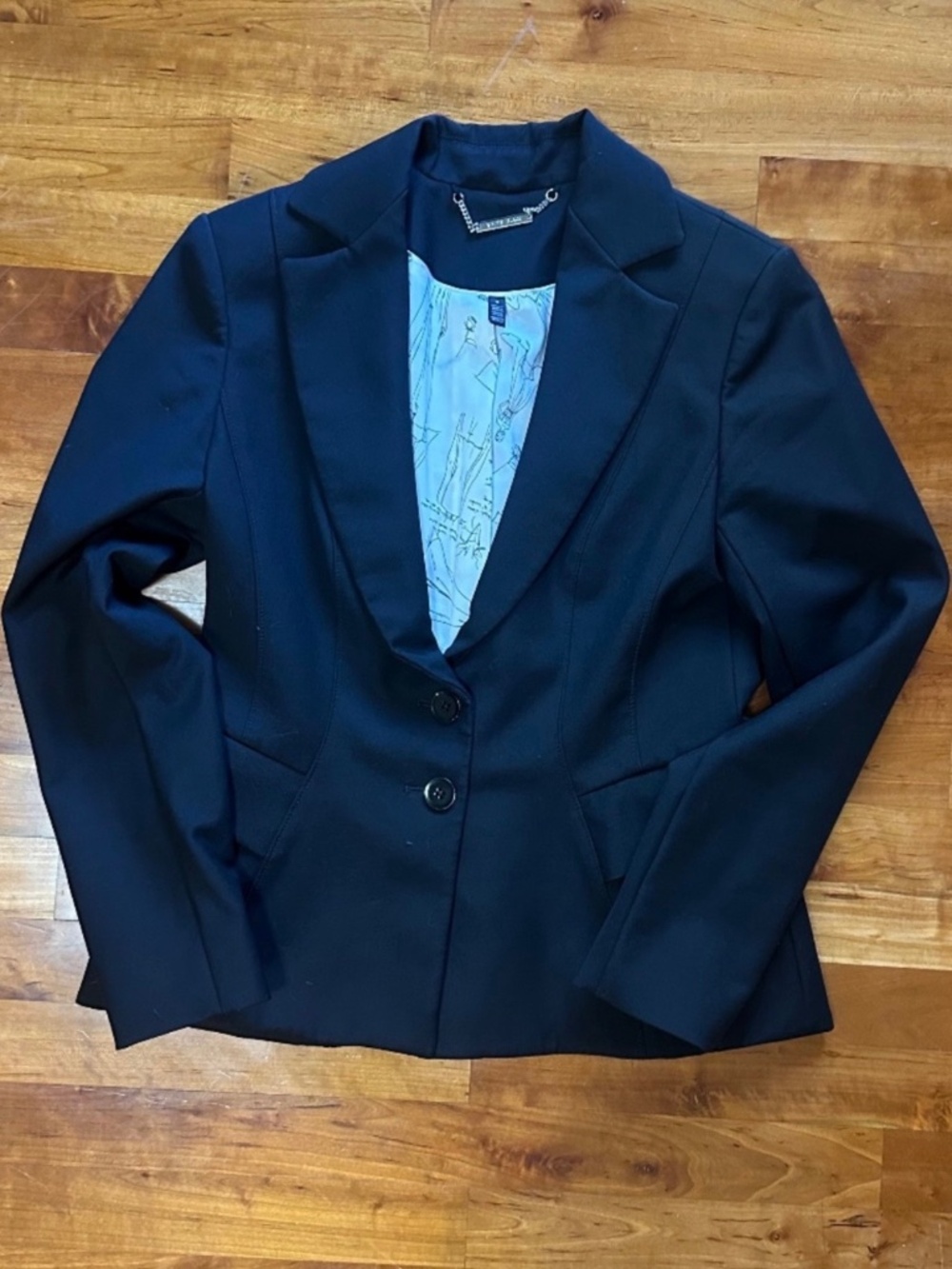 White House Black Market Black Blazer Size 6